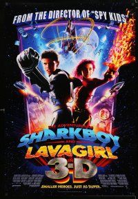 1d024 ADVENTURES OF SHARKBOY & LAVAGIRL DS 1sh '05 Taylor Lautner, David Arquette!