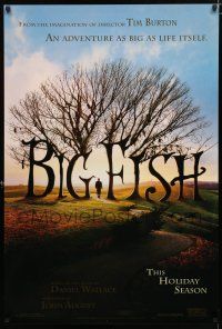 1d097 BIG FISH teaser DS 1sh '03 Tim Burton, Ewan McGregor, Albert Finney, Helena Bonham Carter!