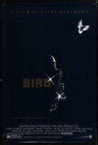 1d100 BIRD 1sh '88 directed by Clint Eastwood, biography of jazz legend Charlie Parker!