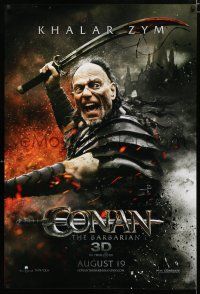 1d165 CONAN THE BARBARIAN teaser DS 1sh '11 bloodthirsty Stephen Lang as Khalar Zym!