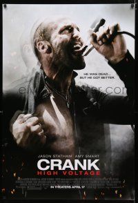 1d181 CRANK: HIGH VOLTAGE advance DS 1sh '09 Jason Statham, he was dead, but he got better!