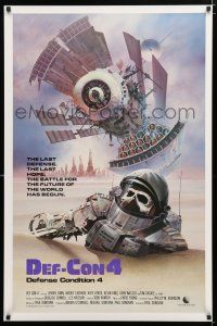 1d214 DEF-CON 4 int'l 1sh '84 really cool Obrero post-apocalyptic sci-fi artwork!
