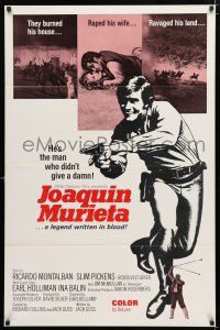 1d221 DESPERATE MISSION 1sh '69 Joaquin Murieta, Montalban is a legend written in blood!