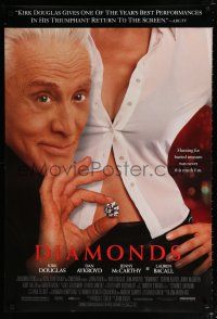 1d223 DIAMONDS 1sh '99 Kirk Douglas, hunting for buried treasure was never this much fun!