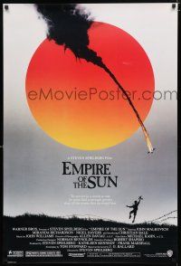1d259 EMPIRE OF THE SUN 1sh '87 Stephen Spielberg, John Malkovich, first Christian Bale!