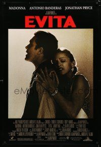 1d270 EVITA DS 1sh '96 Madonna as Eva Peron, Antonio Banderas, Alan Parker, Oliver Stone