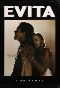 1d271 EVITA teaser DS 1sh '96 Madonna as Eva Peron, Antonio Banderas, Alan Parker, Oliver Stone
