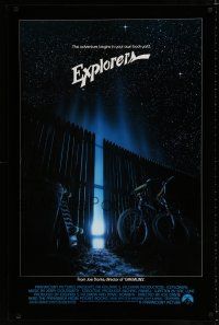 1d274 EXPLORERS int'l 1sh '85 directed by Joe Dante, the adventure begins in your own back yard!