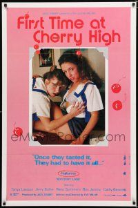 1d292 FIRST TIME AT CHERRY HIGH 1sh '84 school sex, Mystery Lane, Tanya Lawson, Ron Jeremy!
