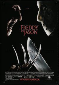 1d297 FREDDY VS JASON advance DS 1sh '03 cool image of horror icons, the ultimate battle!