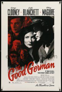 1d330 GOOD GERMAN advance DS 1sh '06 Steven Soderbergh directed, Clooney & pretty Cate Blanchett!
