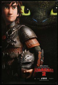 1d382 HOW TO TRAIN YOUR DRAGON 2 style A advance DS 1sh '13 cool image from CGI fantasy!