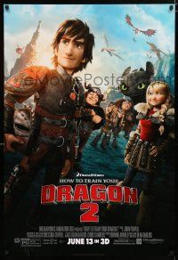 1d383 HOW TO TRAIN YOUR DRAGON 2 style H advance DS 1sh '13 cool image from CGI fantasy!