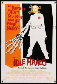 1d391 IDLE HANDS DS 1sh '99 a touching story of a boy and his right hand, cool artwork!