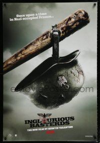 1d408 INGLOURIOUS BASTERDS teaser DS 1sh '09 Diane Kruger, cool image of bat & helmet!