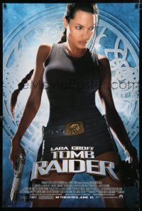 1d452 LARA CROFT TOMB RAIDER advance 1sh '01 sexy Angelina Jolie, from popular video game!