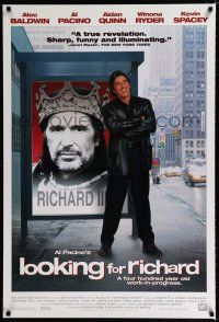1d482 LOOKING FOR RICHARD 1sh '96 great images of Al Pacino, William Shakespeare, documentary!