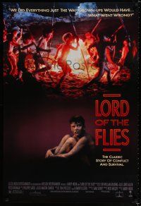 1d485 LORD OF THE FLIES 1sh '90 Balthazar Getty in William Golding's classic novel!