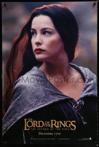1d489 LORD OF THE RINGS: THE RETURN OF THE KING teaser DS 1sh '03 sexy Liv Tyler as Arwen!