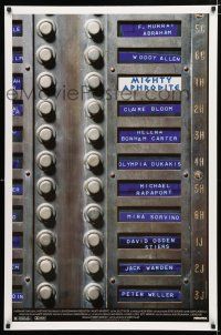 1d541 MIGHTY APHRODITE DS 1sh '95 Mira Sorvino, Woody Allen directed, cool call box design!