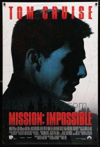 1d547 MISSION IMPOSSIBLE int'l DS 1sh '96 Tom Cruise, Jon Voight, Brian De Palma directed!