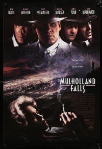 1d565 MULHOLLAND FALLS DS 1sh '96 cool film noir image of Nick Nolte, Melanie Griffith smoking!