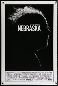1d585 NEBRASKA advance DS 1sh '13 cool high contrast profile image of Bruce Dern!