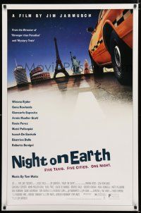 1d590 NIGHT ON EARTH 1sh '92 directed by Jim Jarmusch, Winona Ryder, Gena Rowlands