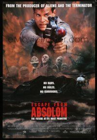 1d595 NO ESCAPE int'l DS 1sh '94 Ray Liotta, cool war fighting images, Escape From Absolom!