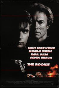 1d669 ROOKIE int'l 1sh '90 Clint Eastwood directs & stars, Charlie Sheen, Raul Julia