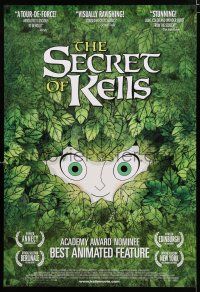 1d685 SECRET OF KELLS 1sh '09 cool cartoon nominated for the Best Animated Feature Academy Award!
