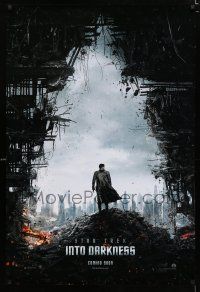 1d726 STAR TREK INTO DARKNESS teaser DS 1sh '13 cool image of rubble & Benedict Cumberbatch!