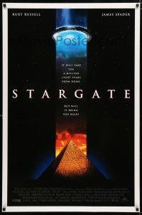 1d743 STARGATE 1sh '94 Kurt Russell, James Spader, a million light years from home!