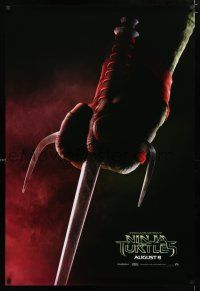 1d759 TEENAGE MUTANT NINJA TURTLES teaser DS 1sh '14 sci-fi fantasy martial arts, Raphael!