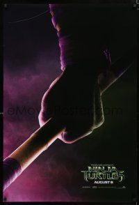 1d757 TEENAGE MUTANT NINJA TURTLES teaser DS 1sh '14 sci-fi fantasy martial arts, Donatello!
