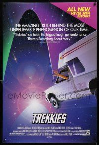 1d786 TREKKIES DS 1sh '99 Star Trek fan documentary, wacky truck-in-space art!