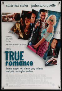 1d790 TRUE ROMANCE DS 1sh '93 Christian Slater, Patricia Arquette, by Quentin Tarantino!