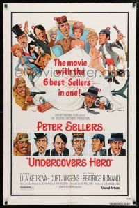 1d795 UNDERCOVERS HERO 1sh '75 Peter Sellers & the most WANTED women in France!
