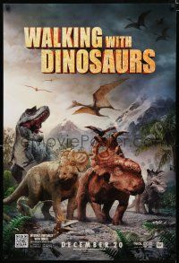 1d806 WALKING WITH DINOSAURS style B advance DS 1sh '13 prehistoric 3-D CGI animated adventure!