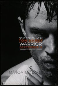 1d811 WARRIOR teaser DS 1sh '11 Tom Hardy in mixed martial arts action!