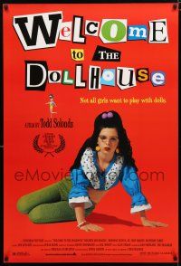 1d818 WELCOME TO THE DOLLHOUSE 1sh '95 Todd Solondz, Heather Matarazzo in wild outfit!
