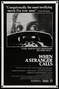 1d820 WHEN A STRANGER CALLS 1sh '79 every babysitter's nightmare becomes real!
