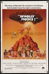 1d829 WHOLLY MOSES 1sh '80 Dudley Moore as Herschel the Moses wannabe!