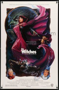 1d831 WITCHES 1sh '89 Nicolas Roeg, Jim Henson, Anjelica Huston, Winters fantasy art!