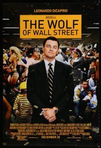 1d839 WOLF OF WALL STREET advance DS 1sh '13 Martin Scorsese directed, Leonardo DiCaprio!