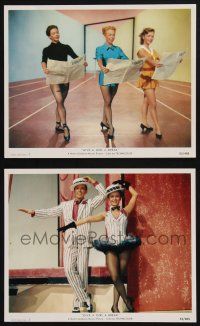 1e262 GIVE A GIRL A BREAK 2 color 8x10 stills '53 images of Marge & Gower Champion, Debbie Reynolds