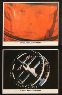 1e064 2001: A SPACE ODYSSEY 8 8x10 mini LCs '68 Stanley Kubrick sci-fi classic, Dullea & Lockwood!