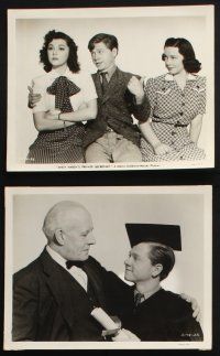 1e681 ANDY HARDY'S PRIVATE SECRETARY 8 8x10 stills '41 Mickey Rooney, Ann Rutherford!