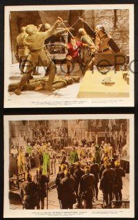1e247 BANDIT OF SHERWOOD FOREST 3 color 8x10 stills '45 Anita Louise, Jill Esmond & Cornel Wilde!