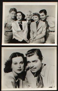 1e476 BOOM TOWN 14 8x10 stills '40 Hedy Lamarr & Claudette Colbert, Clark Gable & Spencer Tracy!